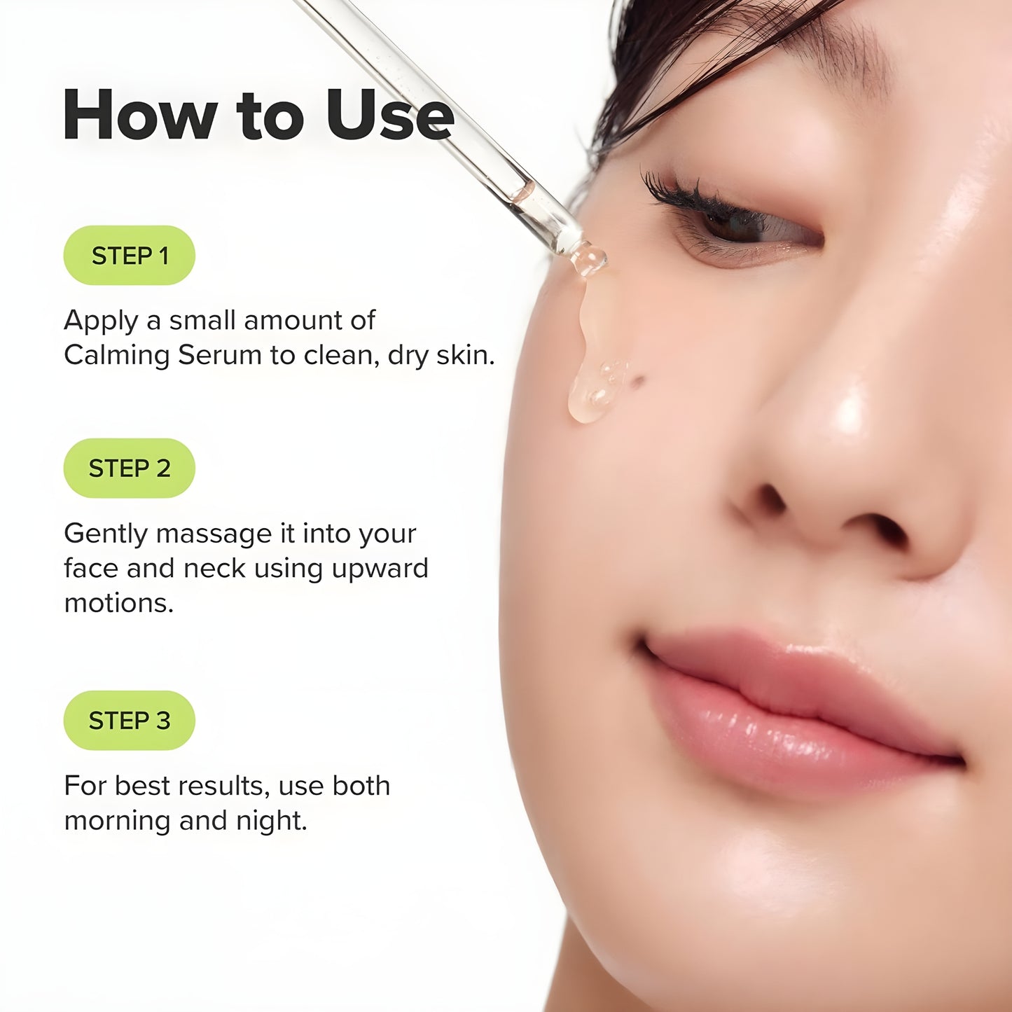 Calming serum : Green tea + Panthenol