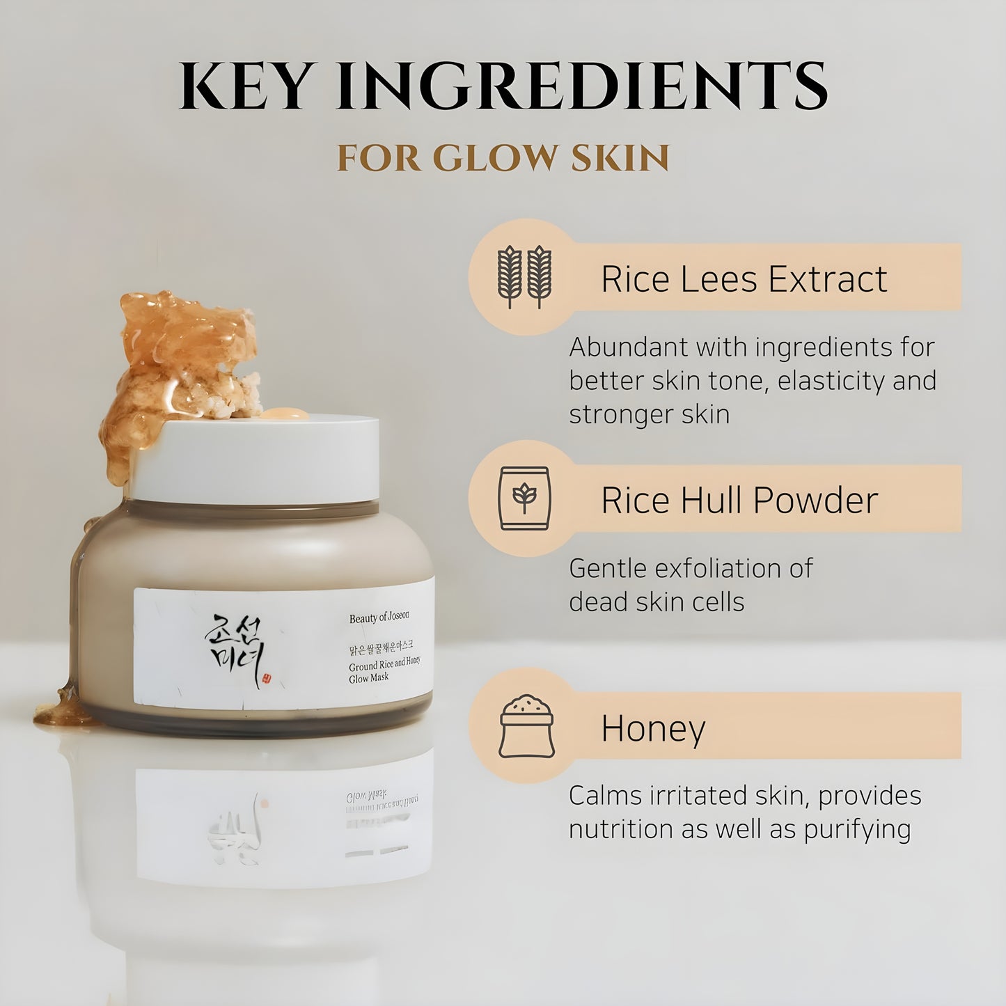 Ground Rice and Honey Glow Mask