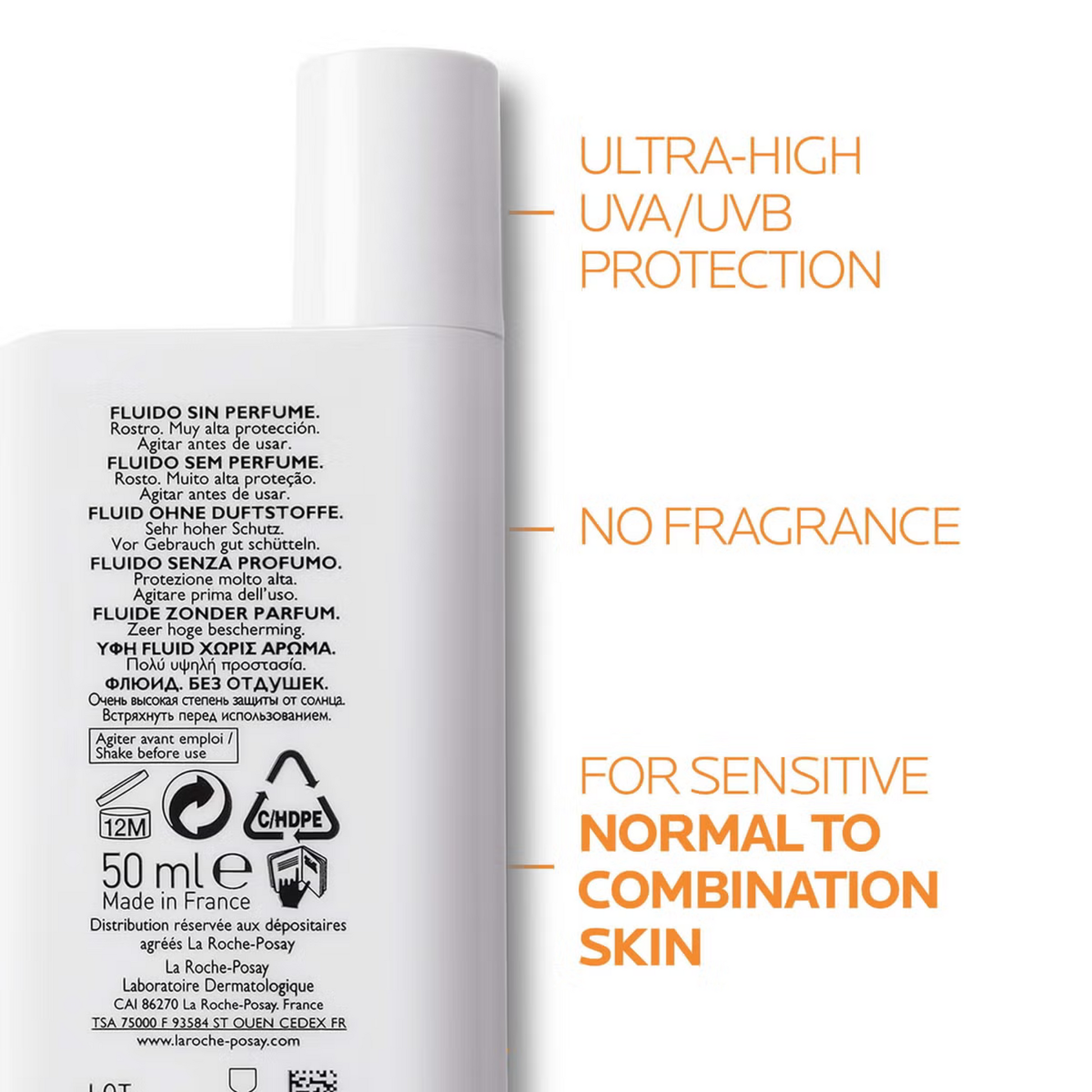 Anthelios UVmune 400 Invisible Fluid SPF50+