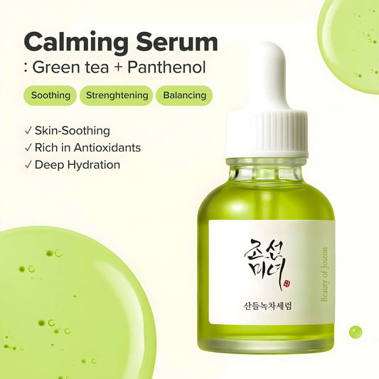 Calming serum : Green tea + Panthenol