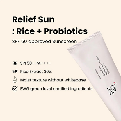 Relief Sun : Rice + Probiotics (SPF50+ PA++++)
