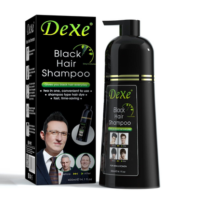 Black Hair Shampoo—Instant Hair Dye & Nourishing Formula